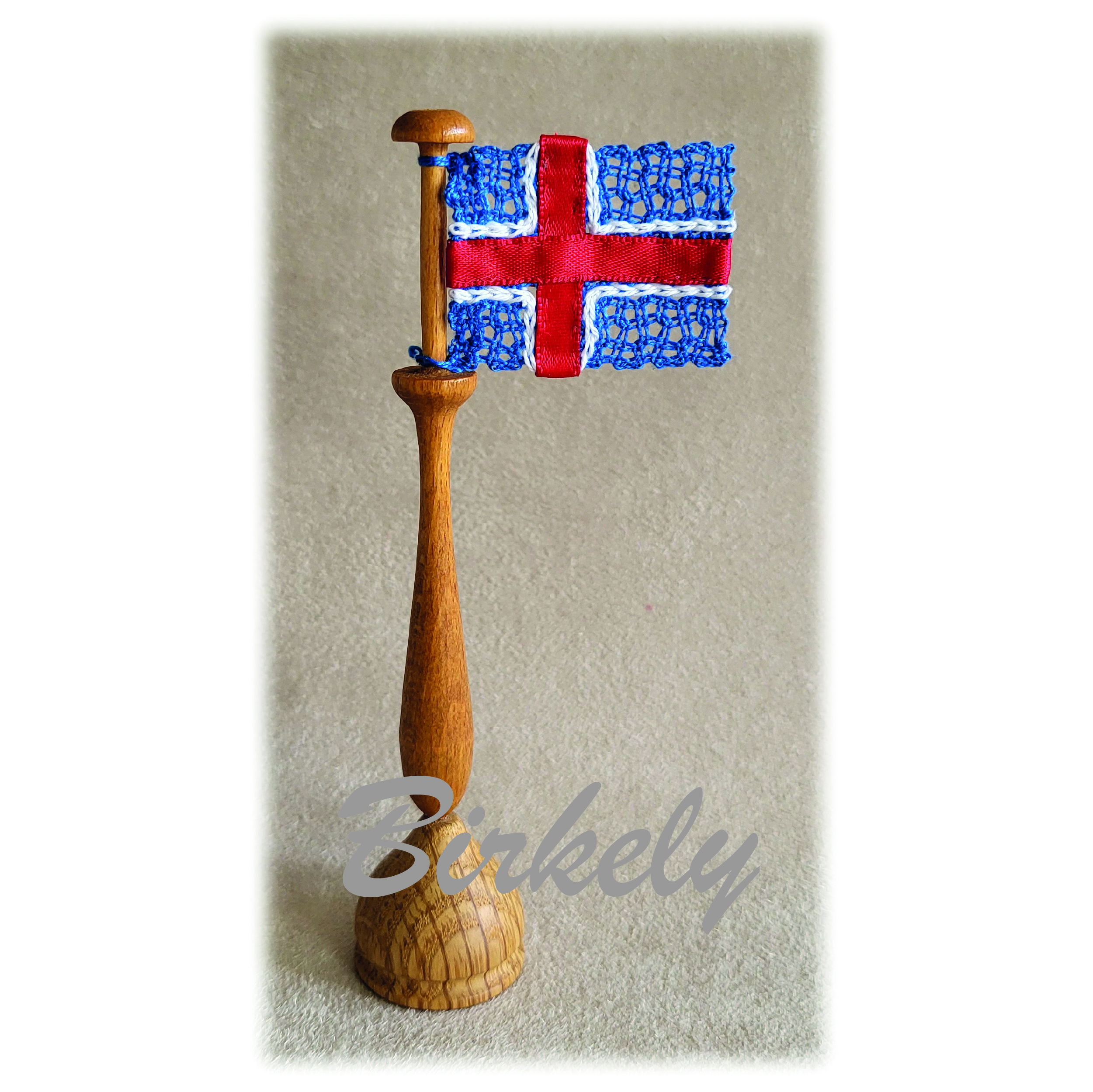 Flag til kniplepind - Billede 6